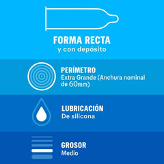 DUREX - NATURAL XL 12 UNITS - 53Xshop