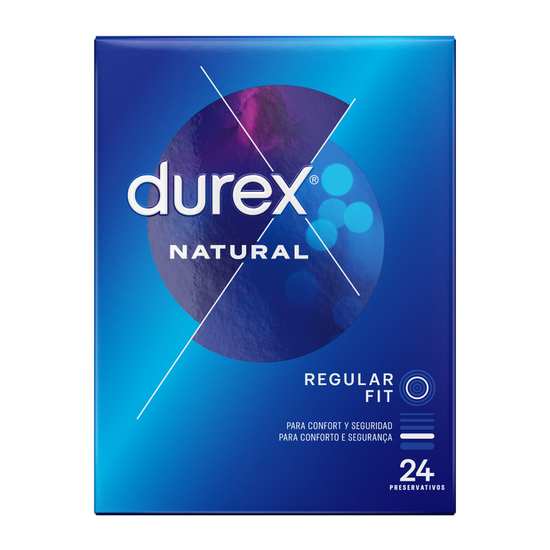 DUREX - NATURAL PLUS 24 UNITS - 53Xshop