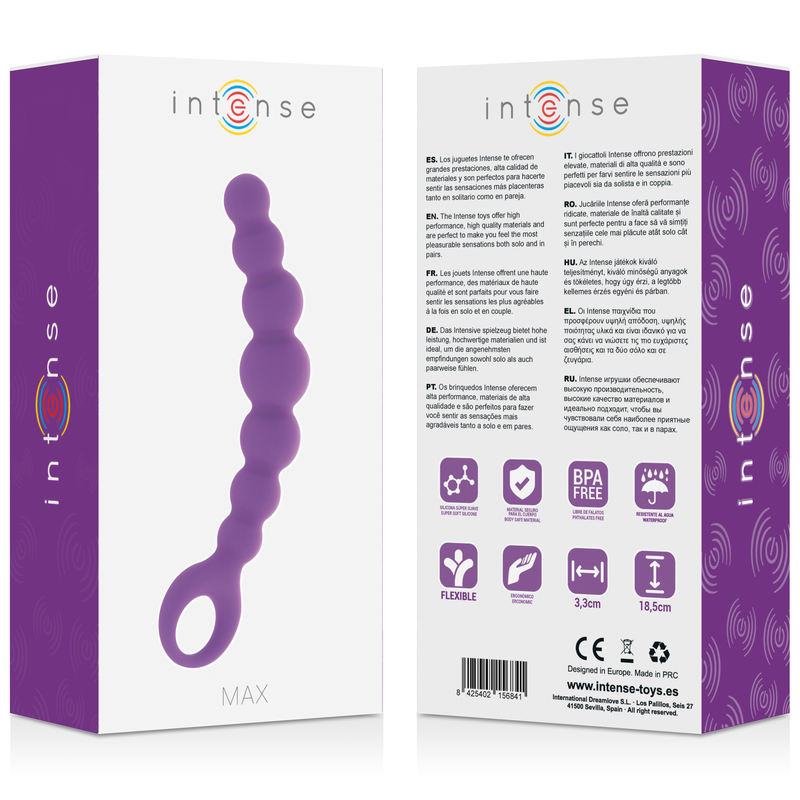INTENSE - ANAL BEADS MAX LILAC - 53Xshop