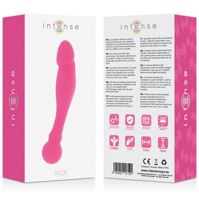 INTENSE - SILICONE RICK DUAL PINK - 53Xshop