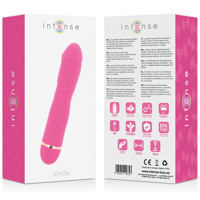 INTENSE - AIRON 20 SPEEDS SILICONE PINK - 53Xshop