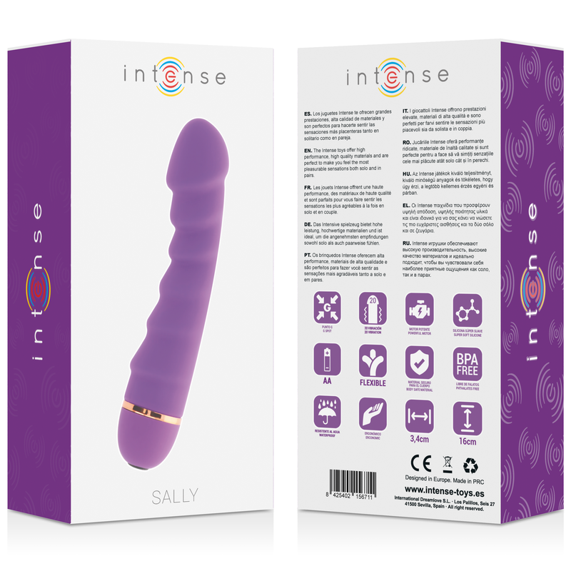 INTENSE - SALLY 20 SPEEDS SILICONE LILAC - 53Xshop