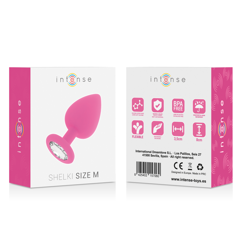 INTENSE - SHELKI M ANAL PLUG FUCHSIA - 53Xshop