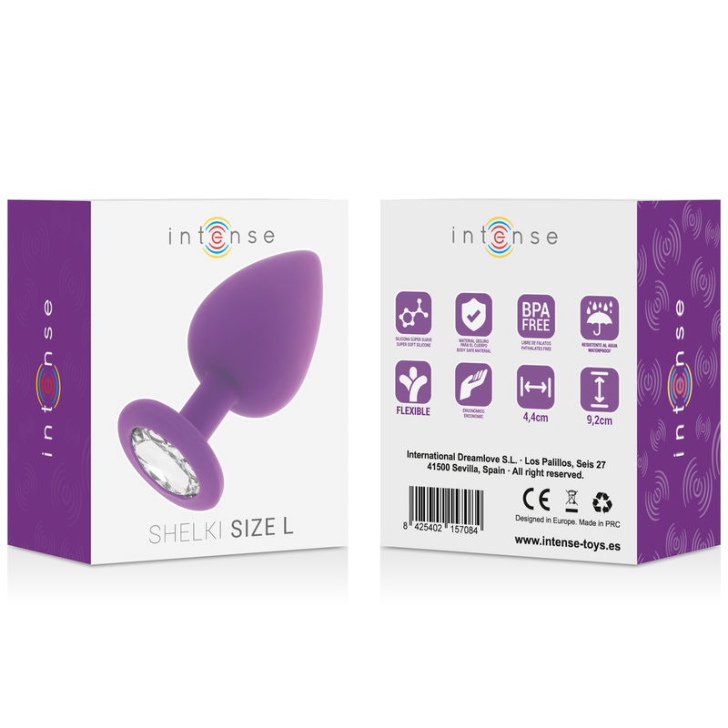 INTENSE - SHELKI L PLUG ANAL LILAC - 53Xshop
