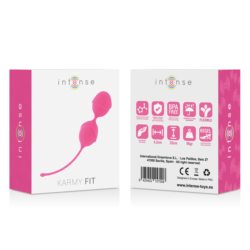 INTENSE - KARMY FIT KEGEL SILICONE FUCHSIA - 53Xshop