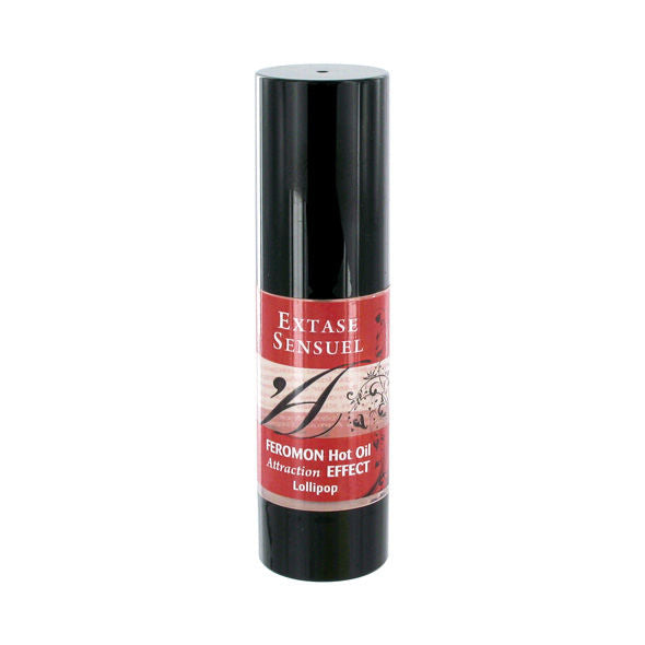EXTASE SENSUAL - HEATING EFFECT MASSAGE OIL WITH LOLLIPOP PHEROMONES 30 ML - 53Xshop