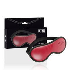 FETISH SUBMISSIVE DARK ROOM - VEGAN LEATHER MASK WITH NEOPRENE LINING - 53Xshop
