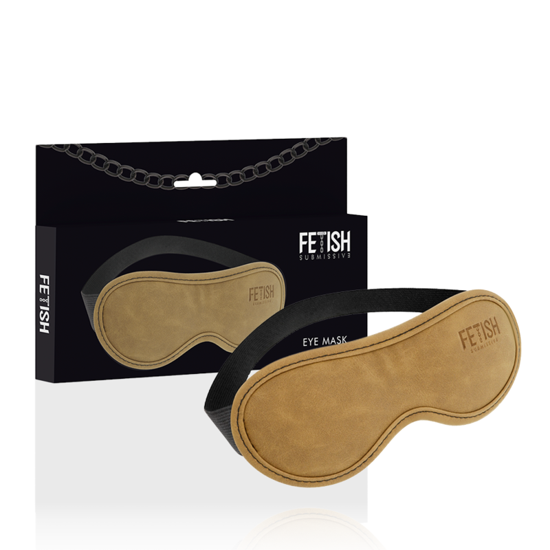 FETISH SUBMISSIVE ORIGEN - VEGAN LEATHER MASK WITH NEOPRENE LINING - 53Xshop
