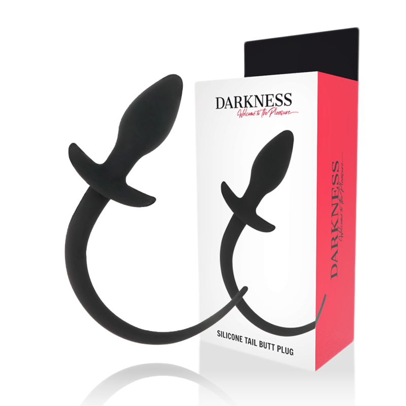 DARKNESS - ANAL PLUG 28 CM BLACK SILICONE - 53Xshop