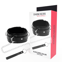 DARKNESS - COMFORTABLE POSTURE NECKLACE WITH LEATHER CHAIN - 53Xshop