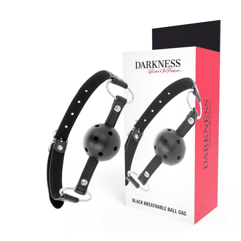 DARKNESS - BLACK BREATHABLE GAG - 53Xshop