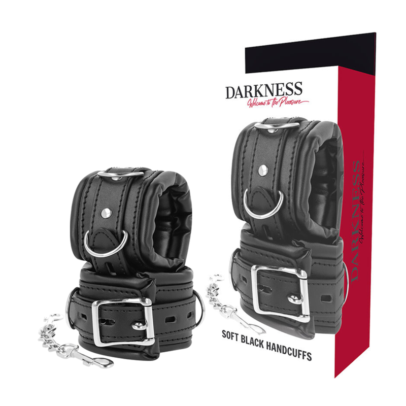 DARKNESS - PADDED BDSM HANDCUFFS - 53Xshop