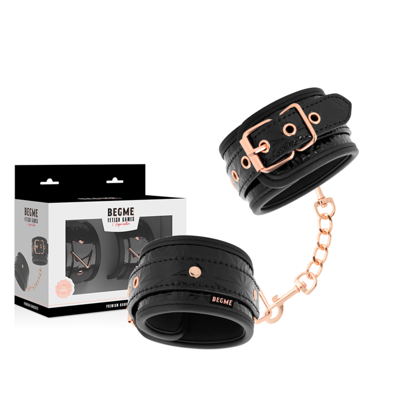 BEGME -  BLACK EDITION PREMIUM HANDCUFFS WITH NEOPRENE LINING - 53Xshop
