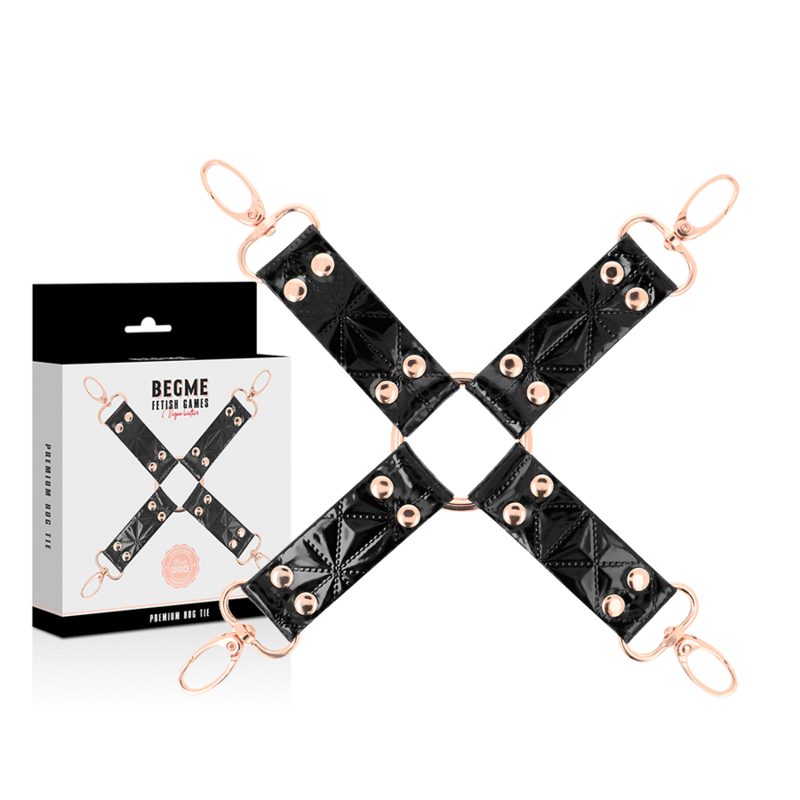 BEGME - BLACK EDITION VEGAN LEATHER HOG TIE - 53Xshop