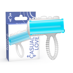 CASUAL LOVE - RING TONGUE VIBRATING BLUE - 53Xshop