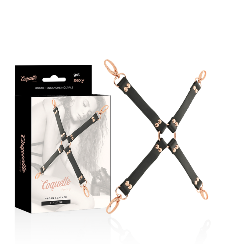 COQUETTE CHIC DESIRE - FANTASY VEGAN LEATHER HOG TIE - 53Xshop