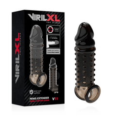 VIRILXL - PENIS EXTENSION AND SHEATH V11 BLACK - 53Xshop