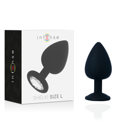 INTENSE - SHELKI L ANAL PLUG BLACK - 53Xshop