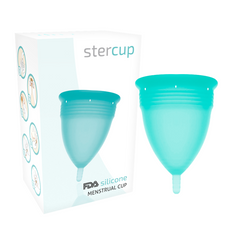 STERCUP - FDA SILICONE MENSTRUAL CUP AQUAMARINE - SIZE L - 53Xshop
