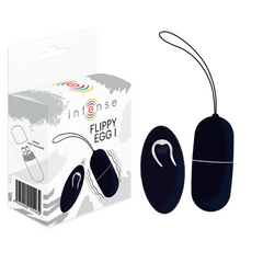 INTENSE - FLIPPY I VIBRATING EGG WITH REMOTE CONTROL BLACK - 53Xshop