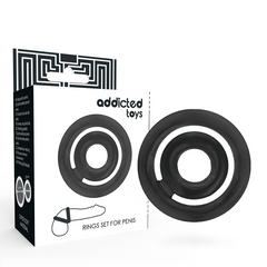 ADDICTED TOYS - POTENZ- C-RING PENIS BLACK - 53Xshop