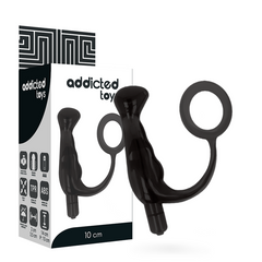ADDICTED TOYS - VIBRATOR PROST TICO BLACK 10 CM - 53Xshop