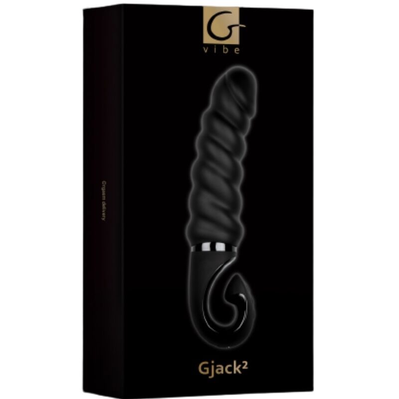G-VIBE - G-JACK 2 - BLACK VIBRATING DILDO - 53Xshop
