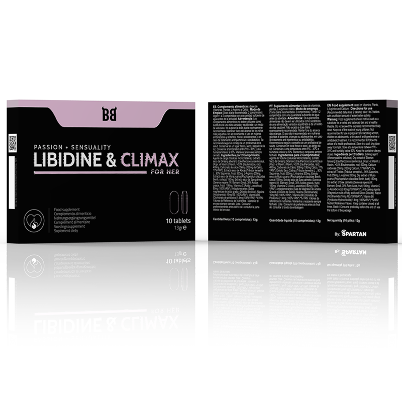 BLACK BULL - LIBIDINE & CLIMAX INCREASE L BIDO FOR WOMEN 10 CAPSULES - 53Xshop
