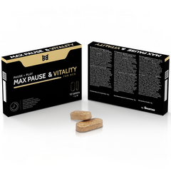 BLACK BULL - MAX PAUSE & VITALITY RETARDANT FOR MEN 10 CAPSULES - 53Xshop