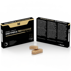 BLACK BULL - ERECTMEN & TESTOSTERIDE POWER AND TESTOSTERONE FOR MEN 10 CAPSULES - 53Xshop
