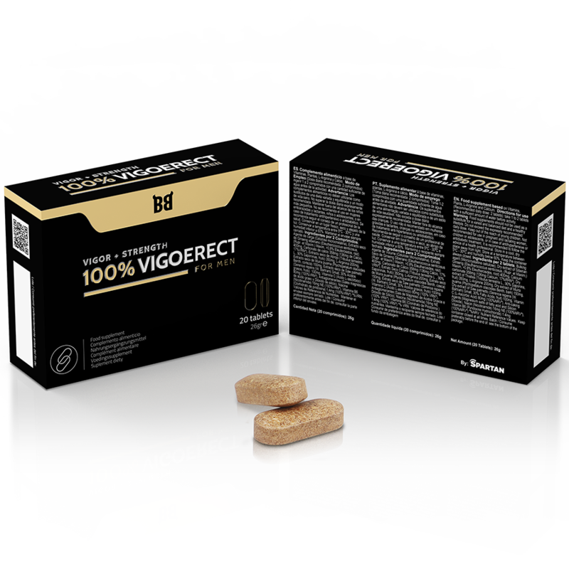 BLACK BULL - 100% VIGOERECT VIGOR + STRENGTH FOR MEN 20 TABLETS - 53Xshop