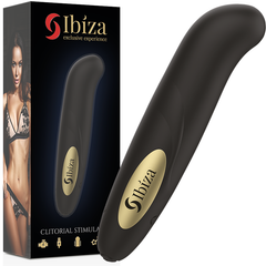 IBIZA - STIMULATEUR DE CLITO CHARGEUR USB 10 MODES DE VIBRATIONS DORÉ 13 X 2,9