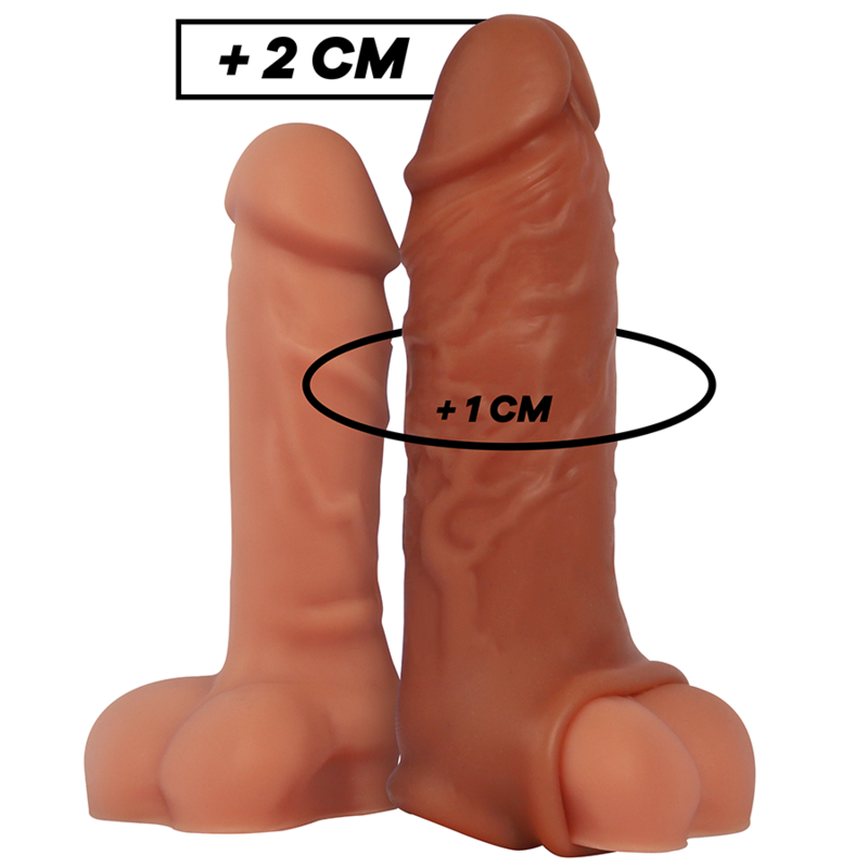 VIRILXL - LIQUID SILICONE V9 BROWN PENIS EXTENSION - 53Xshop