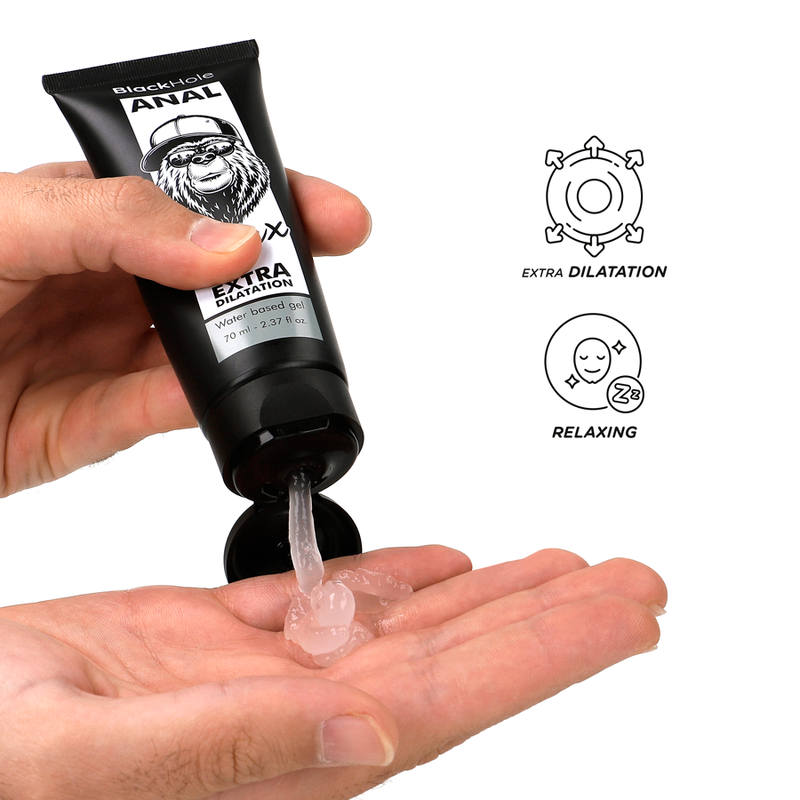 BLACK HOLE -  WATER BASE GEL ANAL DILATION 70 ML - 53Xshop