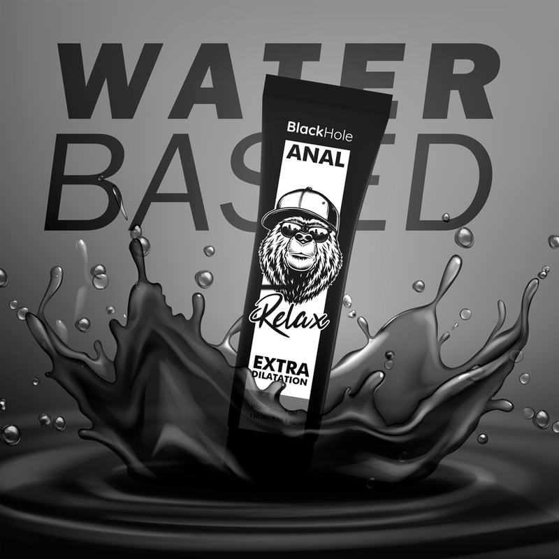 BLACK HOLE - WATER BASE GEL ANAL DILATION 150 ML - 53Xshop