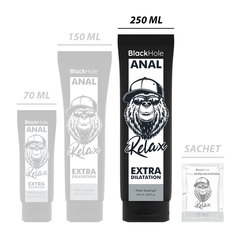 BLACK HOLE - WATER BASE GEL ANAL DILATION 250 ML - 53Xshop