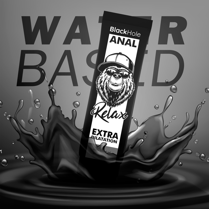 BLACK HOLE - WATER BASE GEL ANAL DILATION 250 ML - 53Xshop