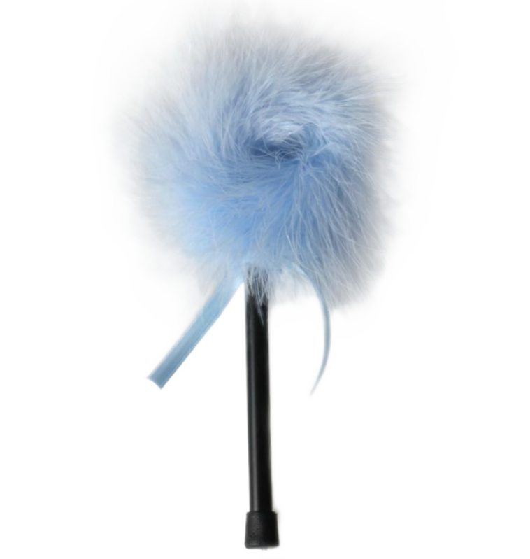 SECRETPLAY - LIGHT BLUE MARABOU DUSTER - 53Xshop