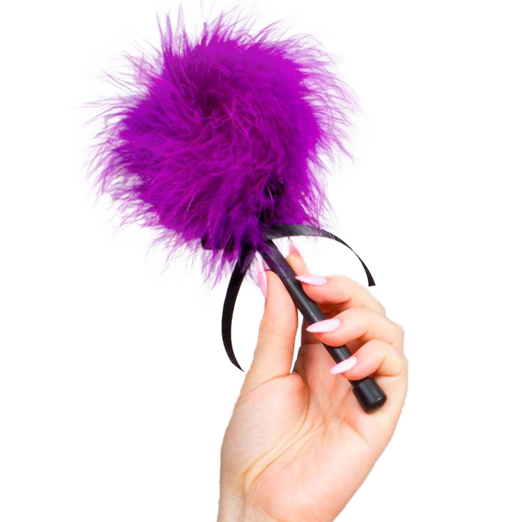 SECRETPLAY - PINK PURPLE MARABOU DUSTER - 53Xshop