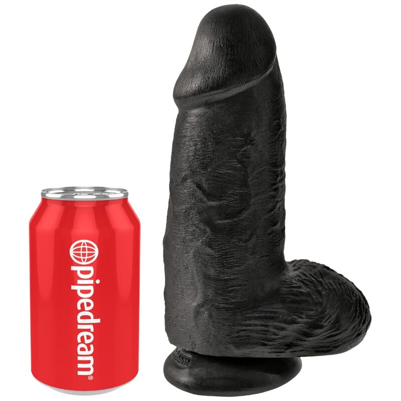 KING COCK - PÉNIS RÉALISTE GROSSE TAILLE 23 CM NOIR