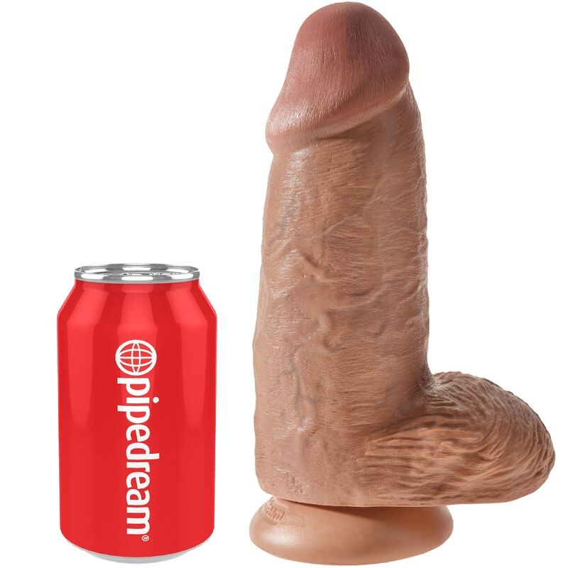 KING COCK - PÉNIS RÉALISTE GROSSE TAILLE 23 CM CARAMEL