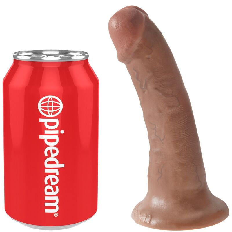 KING COCK - PENIS REALISTE 15 CM CARAMEL