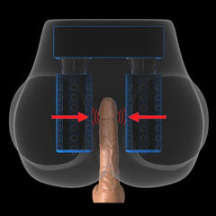PDX ELITE - MÉGA MASTURBATEUR MILK ME SILLY VAGINA &amp; ANO BROWN