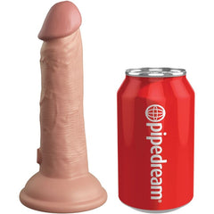 KING COCK - DILDO RÉALISTE EN SILICONE ÉLITE 15,2 CM
