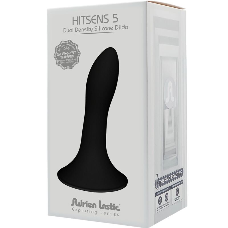 SILICONE DILDO BLACK HITSENS 5  | 53Xshop