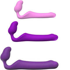ADRIEN LASTIC - QUEENS STRAP-ON FLEXIBLE ROSE TAILLE S