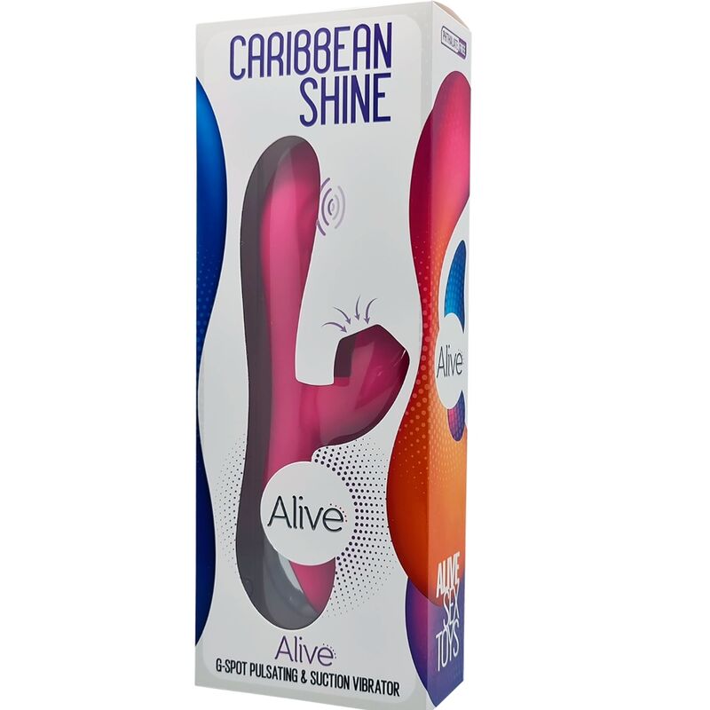 ALIVE - VIBRATEUR ET SUCCION CARIBBEAN SHINE FUCHSIA
