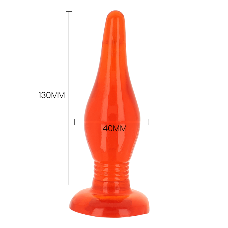 BAILE - RED SOFT TOUCH ANAL PLUG 14.2 CM - 53Xshop