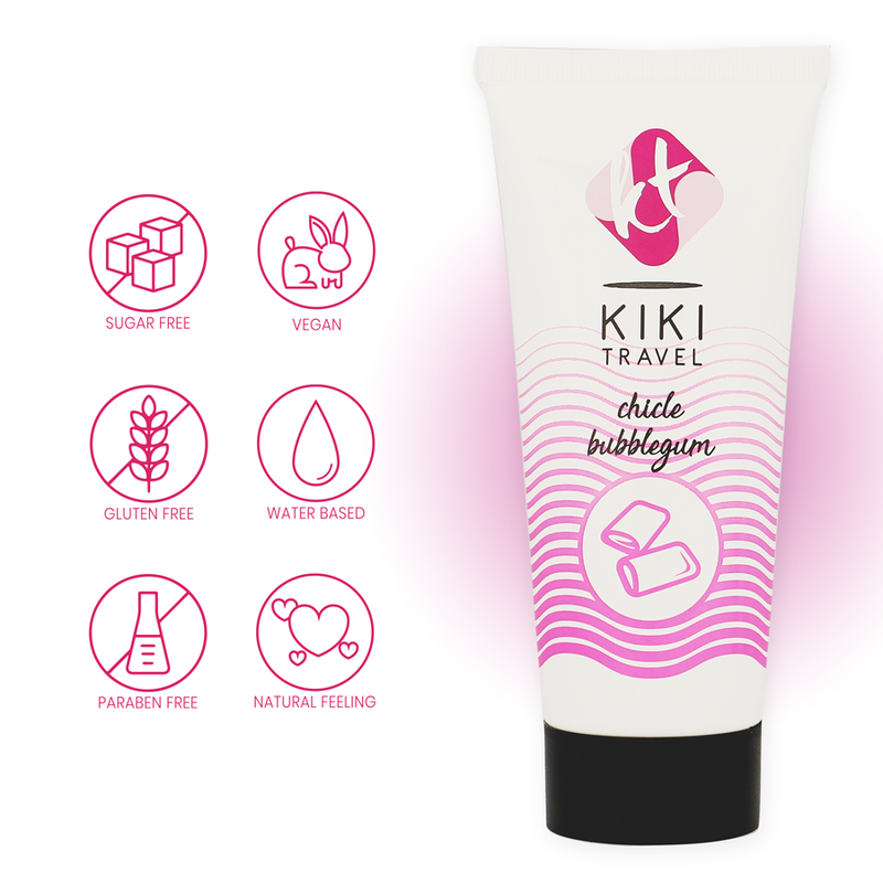 KIKÍ TRAVEL - BUBBLEGUM LUBRICANT 50 ML - 53Xshop