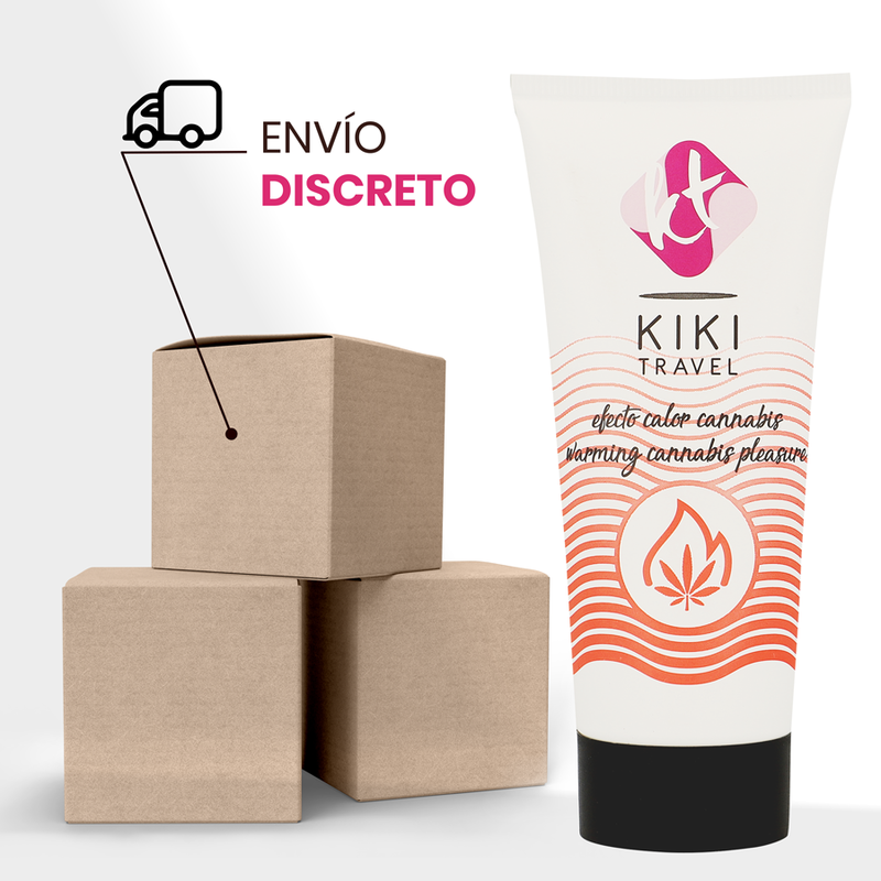 KIKÍ TRAVEL - CANNABIS HOT EFFECT LUBRICANT 50 ML - 53Xshop